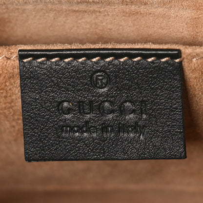 Gucci Calfskin Studded Small Padlock Shoulder Bag Black 6 of 14