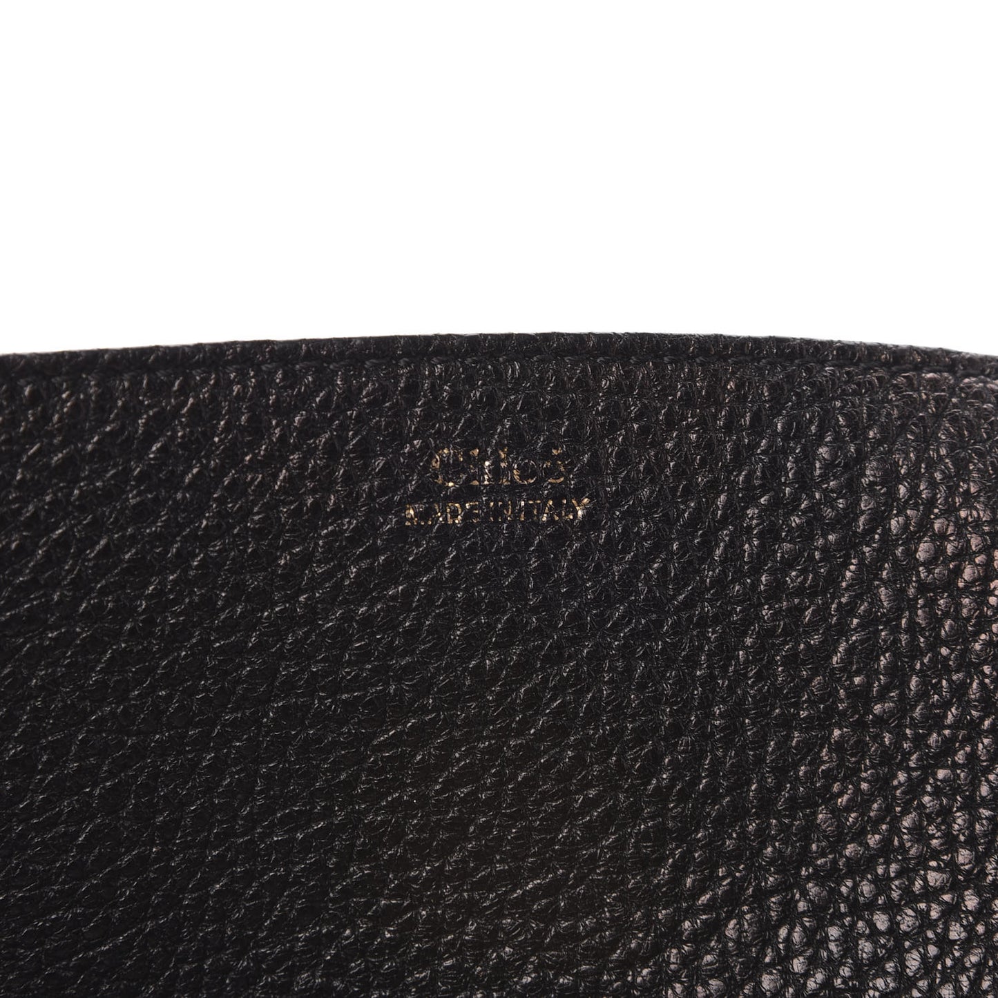 Grained Lambskin Large Drew Shoulder Bag Black