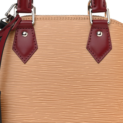 Louis Vuitton Epi Tri-Color Alma BB Vanilla Fuchsia Black 7 of 9
