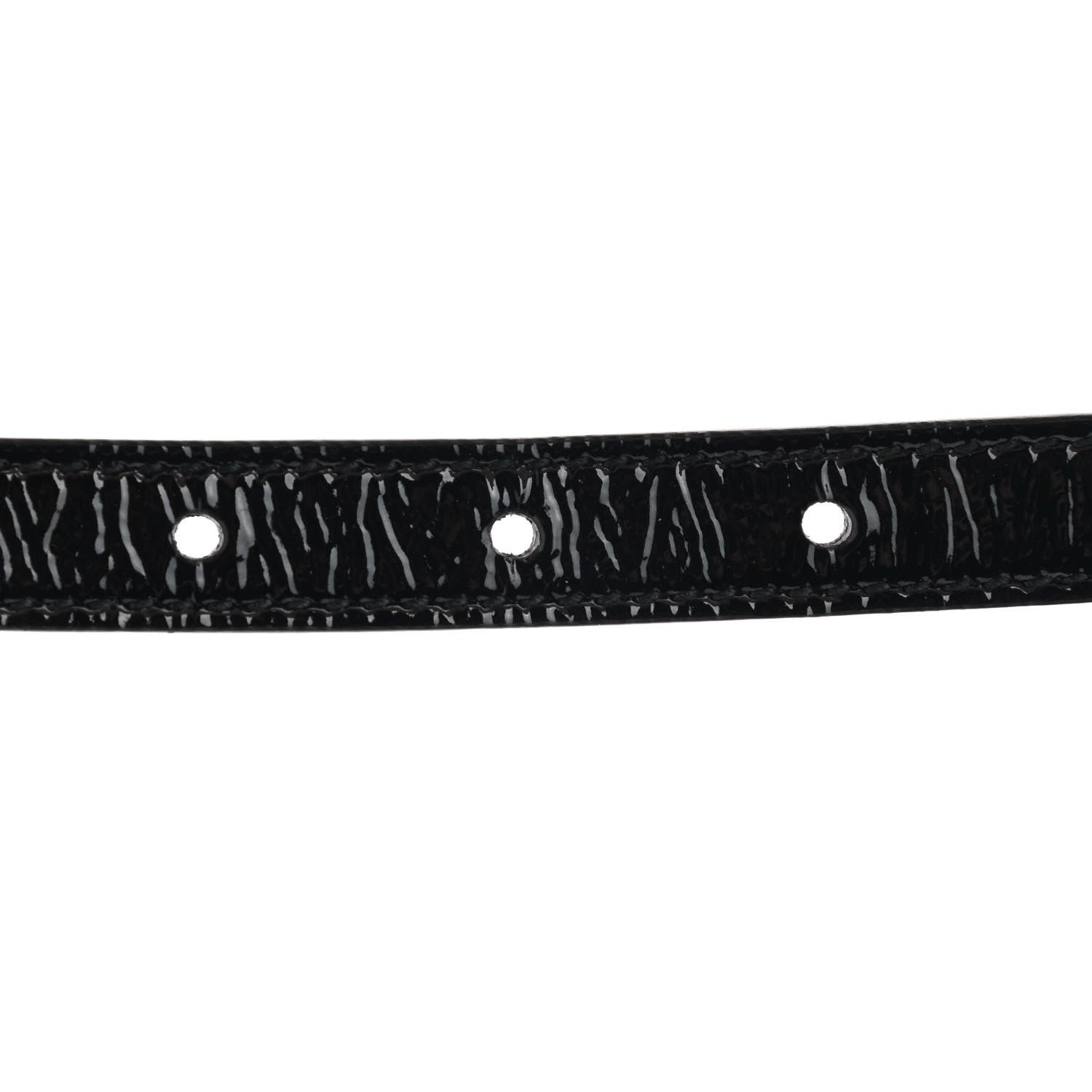 Gucci Skipper Calfskin Enamel GG 15mm Belt 85 34 Black 4 of 5