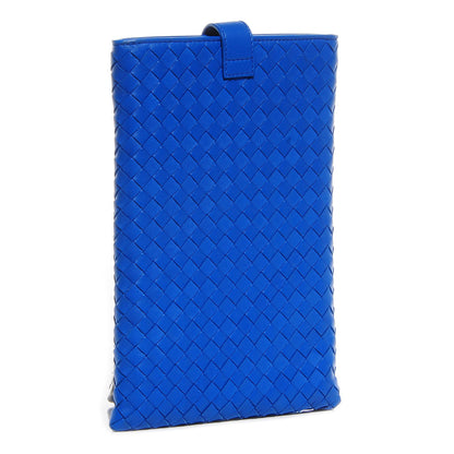Bottega Veneta Nappa Intrecciato Mini iPad Case Signal Blue 3 of 8