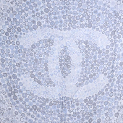 Chanel Silk CC Symbols Scarf Blue 1 of 9