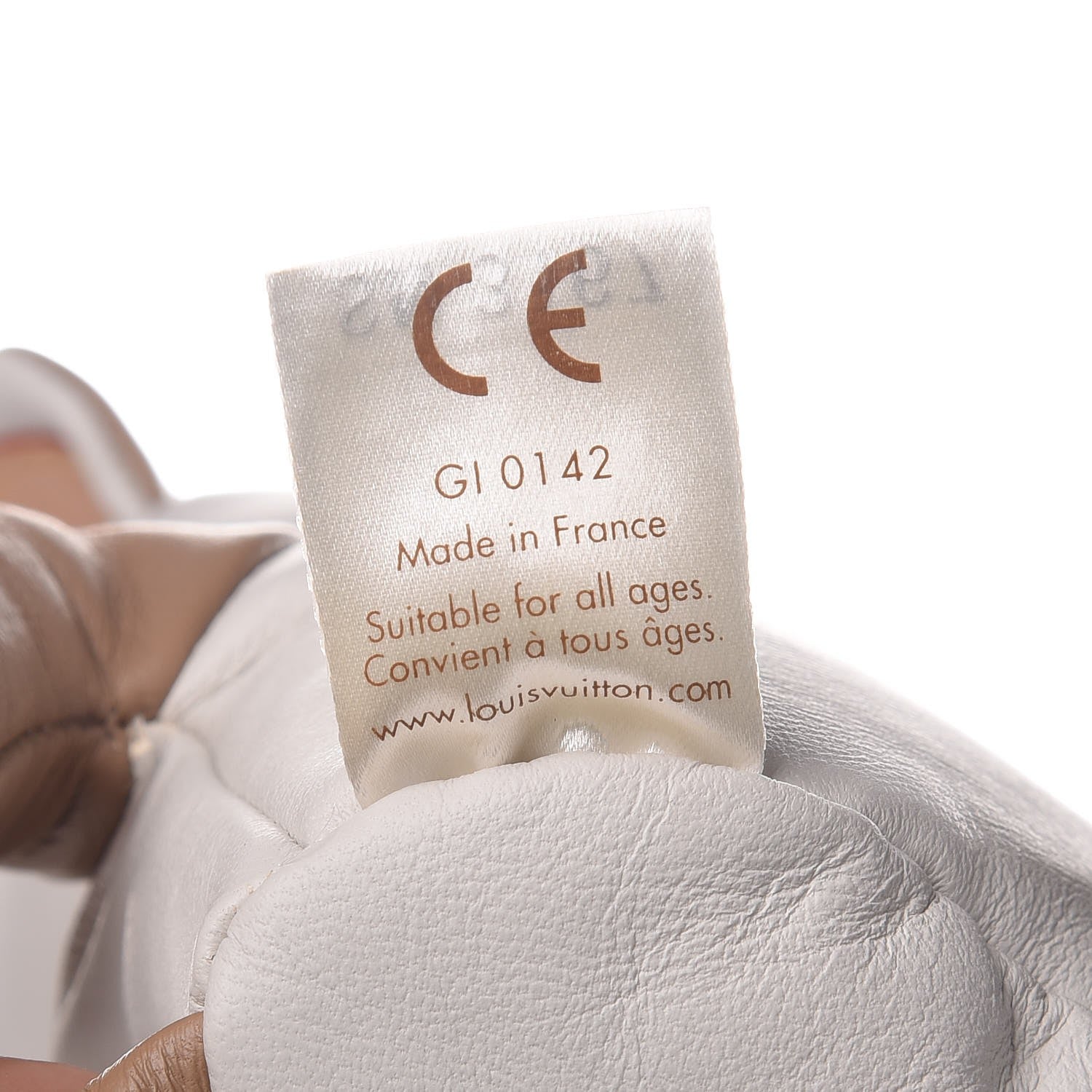 Louis Vuitton Calfskin Monogram Doudou Louis Bear Beige 6 of 7