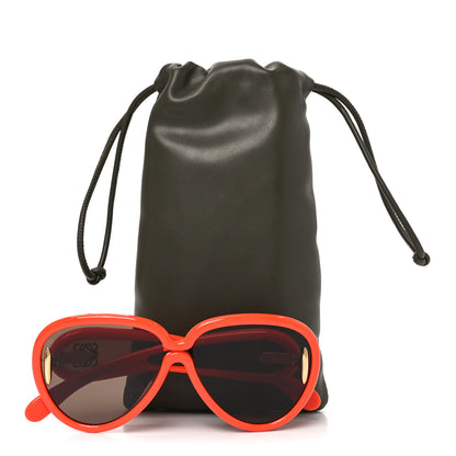 Loewe Acetate Pilot Mask sunglasses LW40132I Red 7 of 7