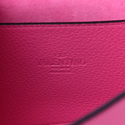 Valentino Garavani Pebbled Calfskin Medium Rockstud Flip Lock Crossbody Bag Feminine Pink 5 of 12