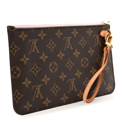 Louis Vuitton Monogram Neverfull MM GM Pochette Rose Ballerine 3 of 6