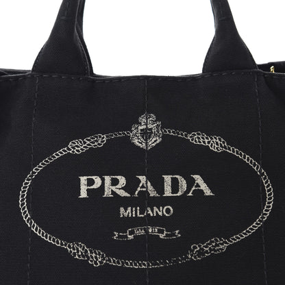 Prada Canapa Logo Tote Black 10 of 10