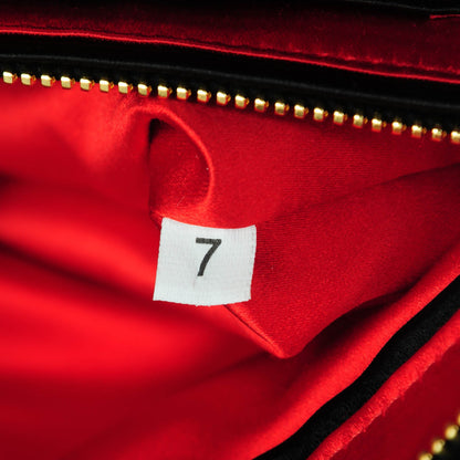 Prada Satin Evening Clutch Fuoco Black 8 of 8