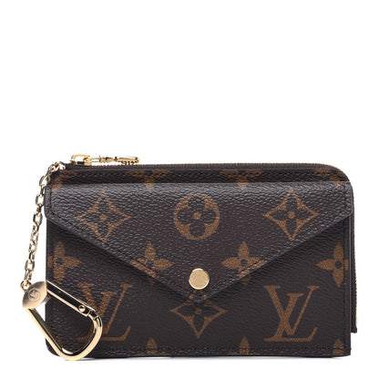 Louis Vuitton Monogram Recto Verso Card Holder Black 1 of 9