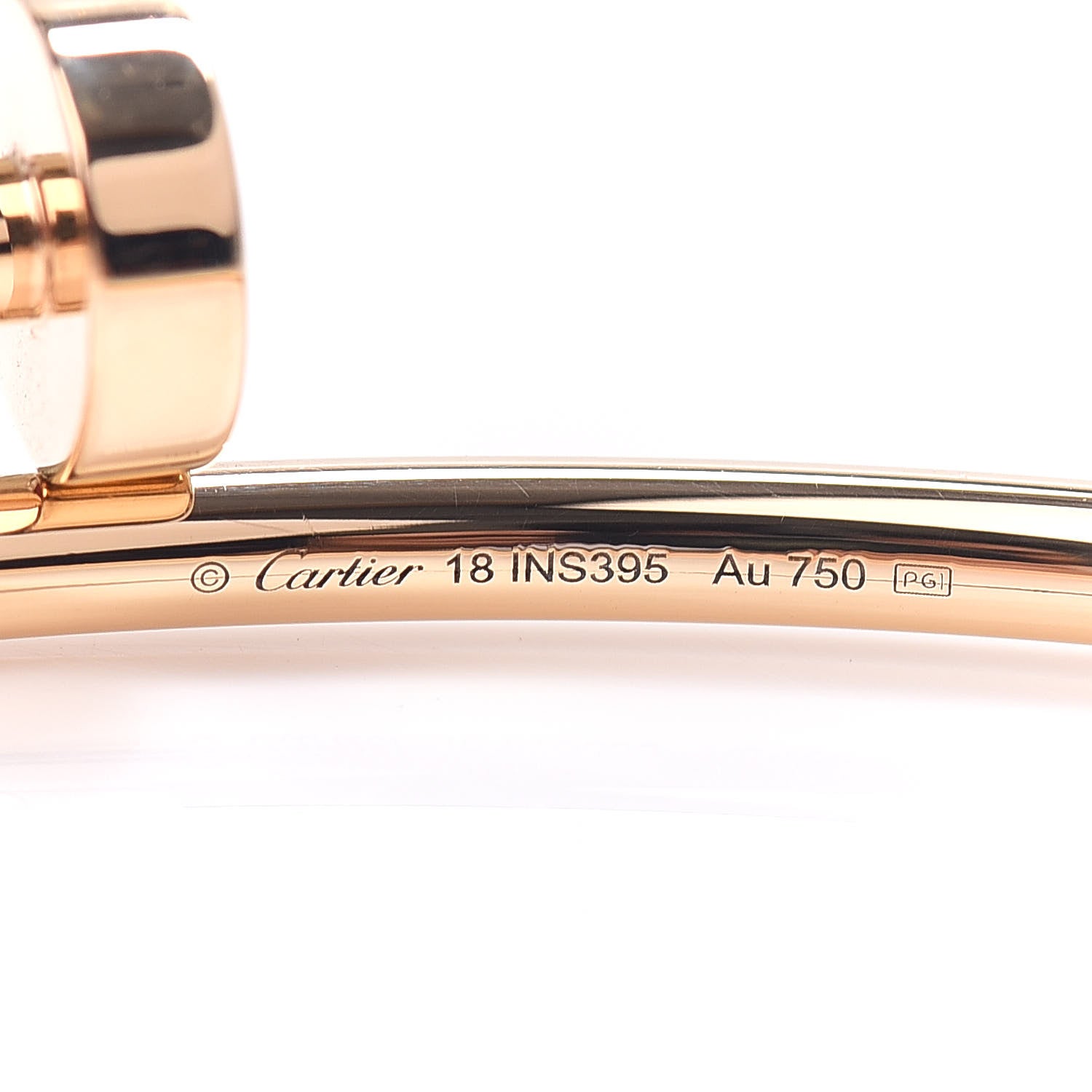 Cartier 18K Yellow Gold Small Juste Un Clou Bracelet 18 4 of 5