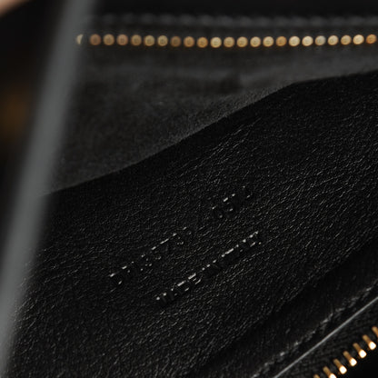 Saint Laurent Smooth Calfskin Medium Monogram Cabas Black 7 of 7