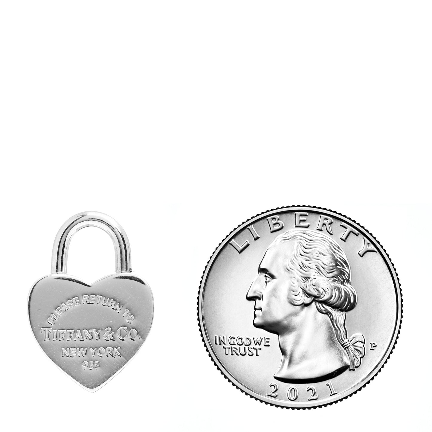 Sterling Silver Return to Tiffany Heart Lock Pendant