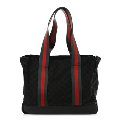 Gucci Monogram Web Dog Carrier Black 1 of 10