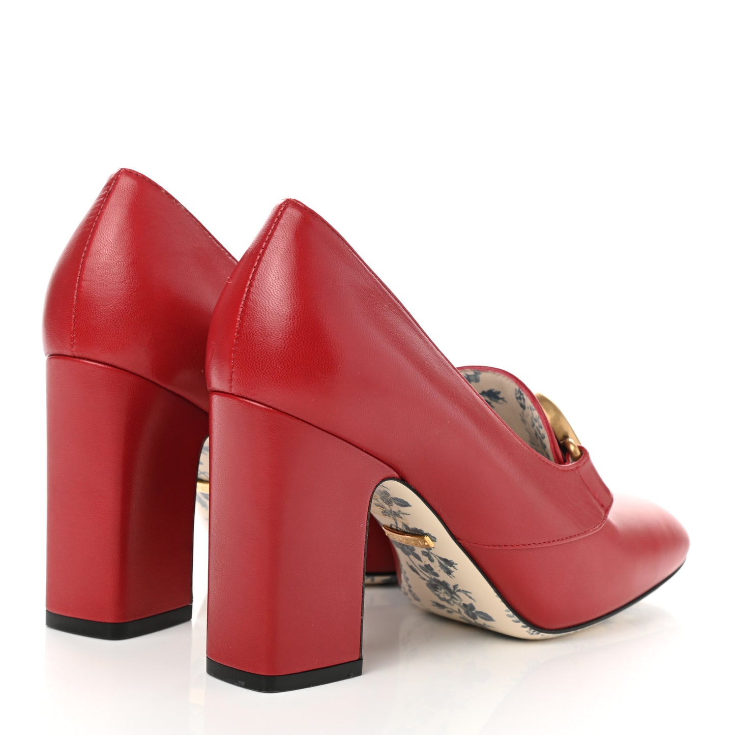 Malaga Kid GG Victoire 95mm Loafer Pumps 36 Hibiscus Red
