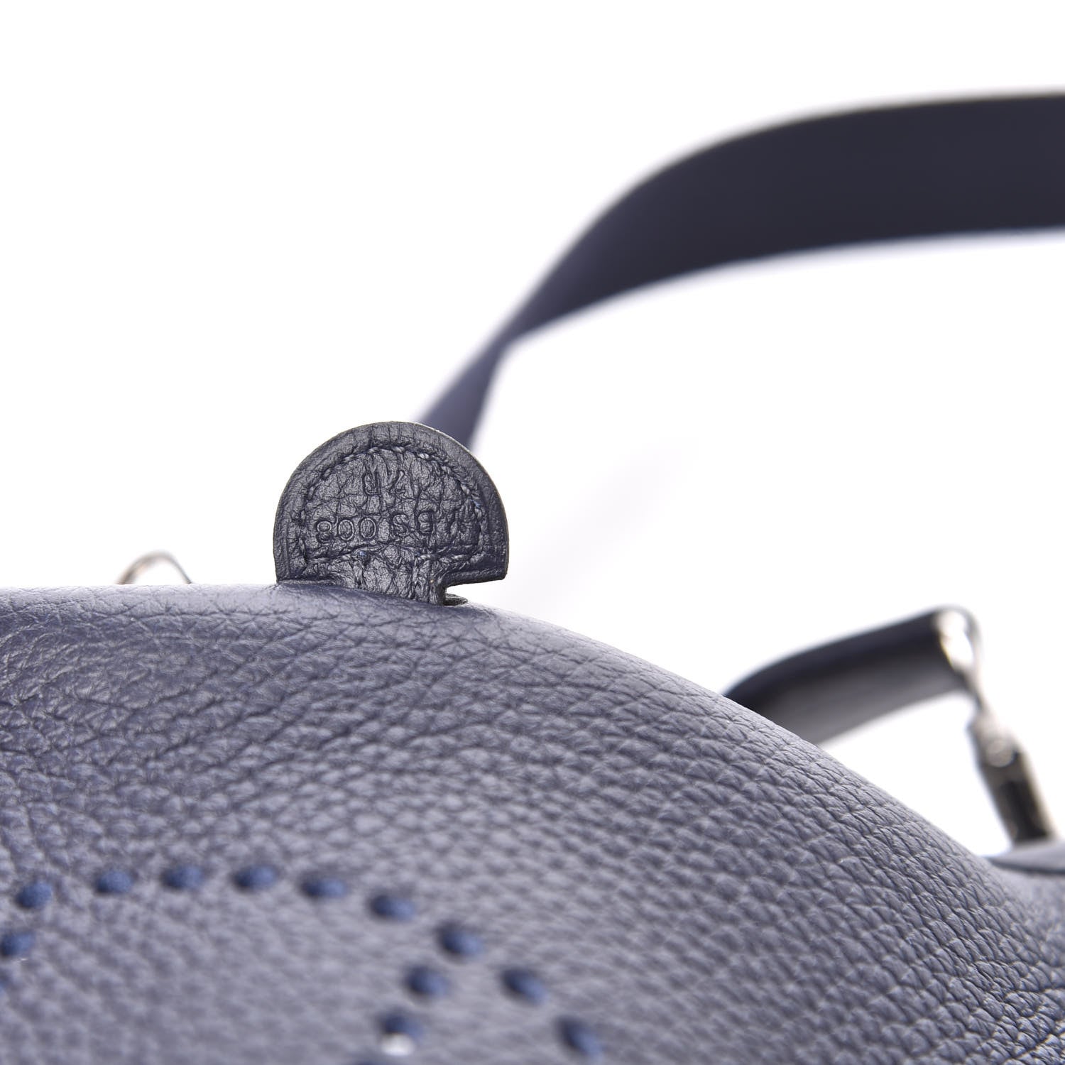 Hermes Taurillon Clemence Evelyne TPM Bleu Nuit 7 of 11
