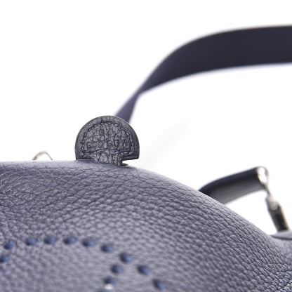 Hermes Taurillon Clemence Evelyne TPM Bleu Nuit 7 of 11