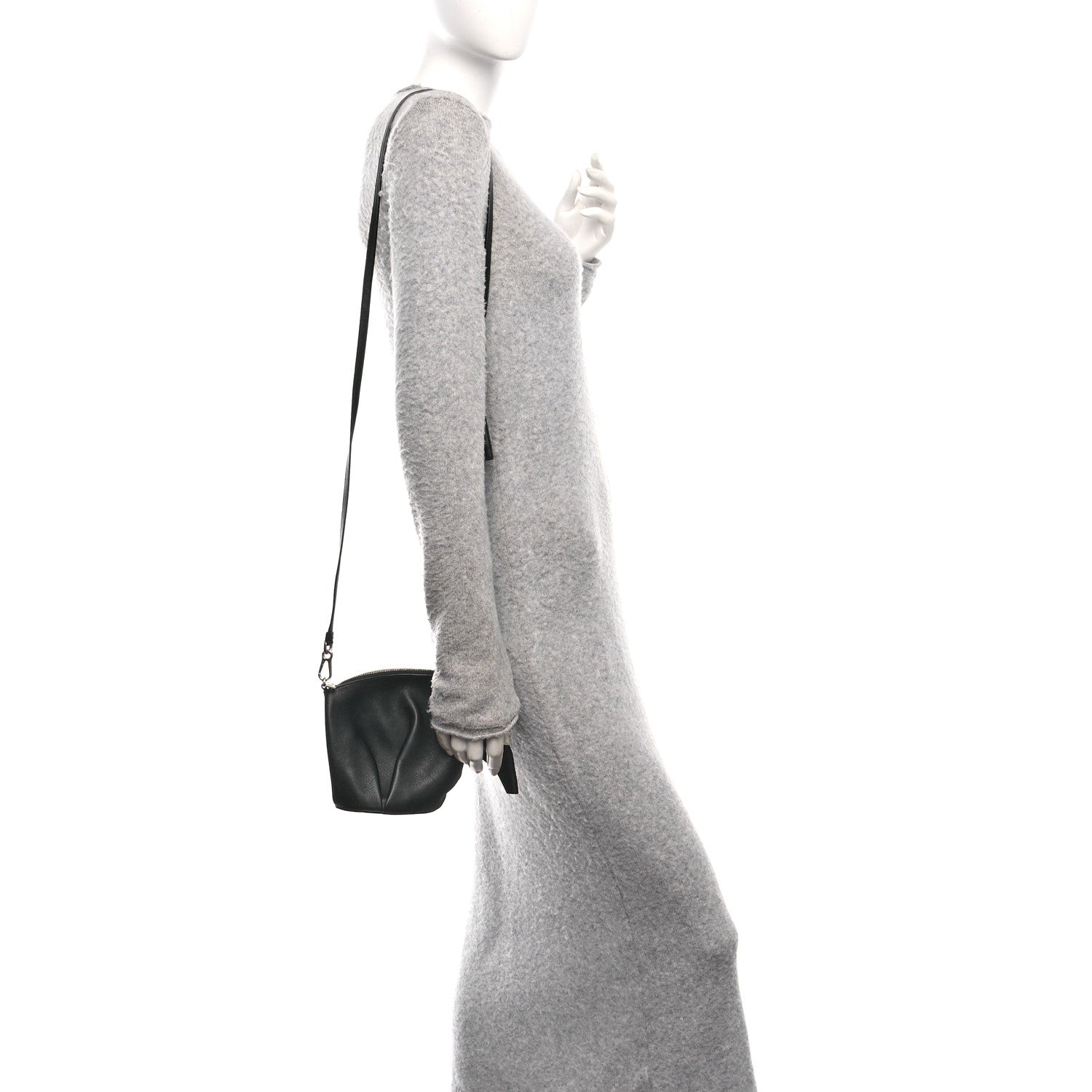 Loewe Calfskin Mini Elephant Crossbody Bag Black 2 of 9