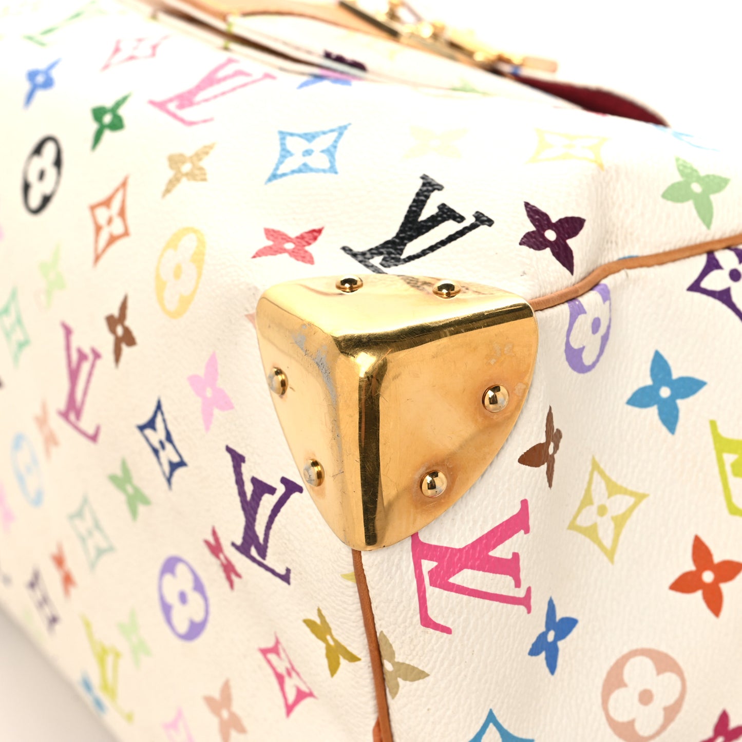 Monogram Multicolor Speedy 30 White