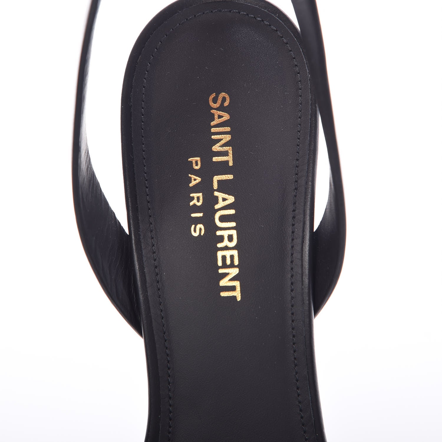 Saint Laurent Calfskin Farrah 80 Platform Sandals 38 Paris Fog 7 of 8