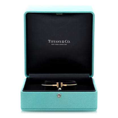 Tiffany 18K Yellow Gold T Wire Bracelet 4 of 4