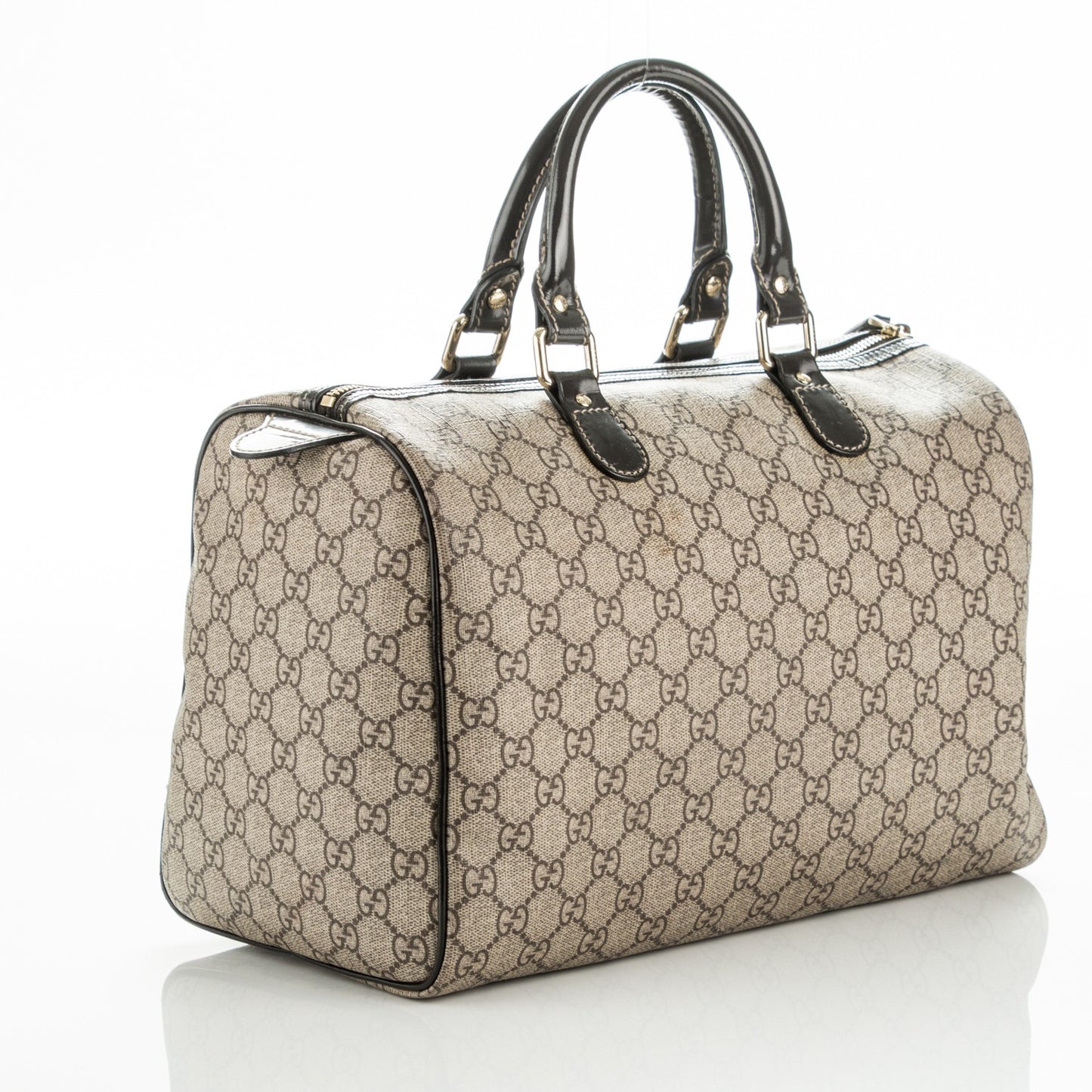 GG Plus Monogram Tattoo Heart Medium Joy Boston Dark Brown