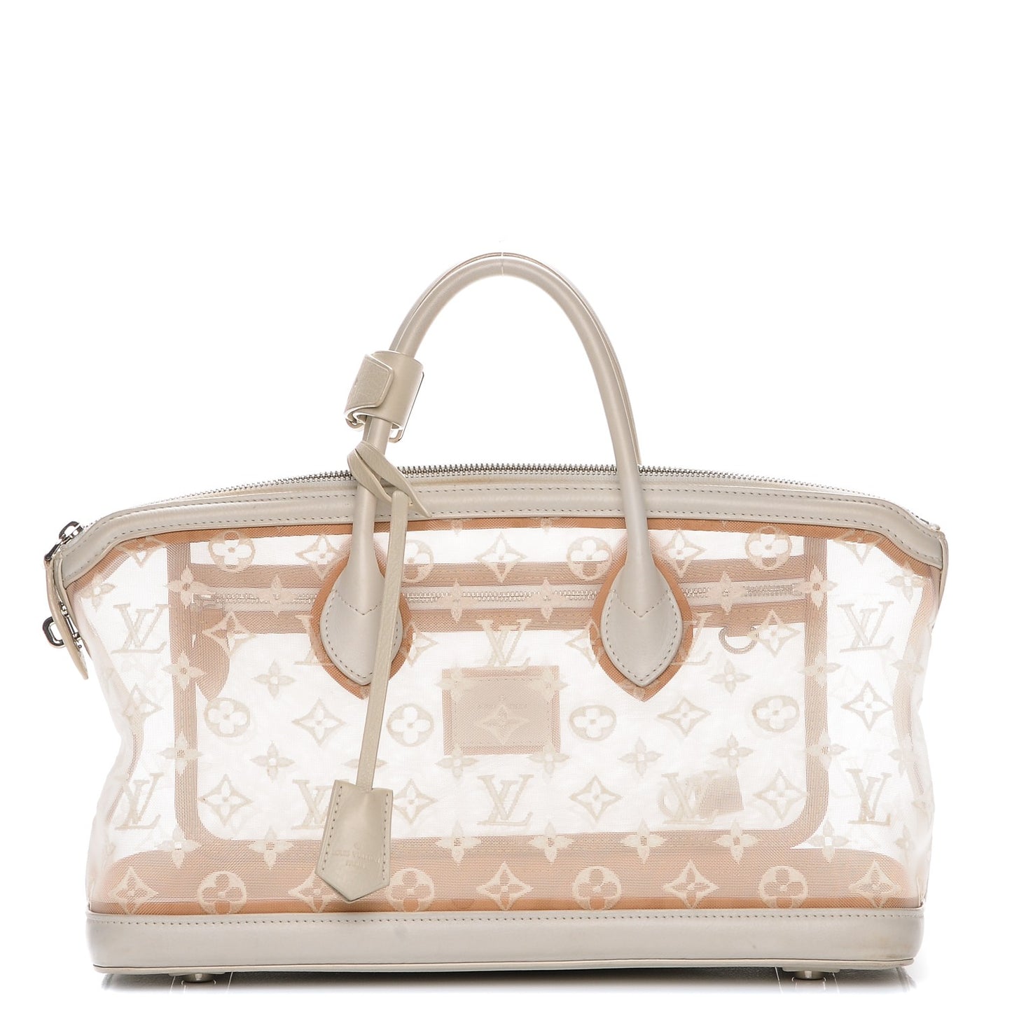 Monogram Transparence Lockit East-West White