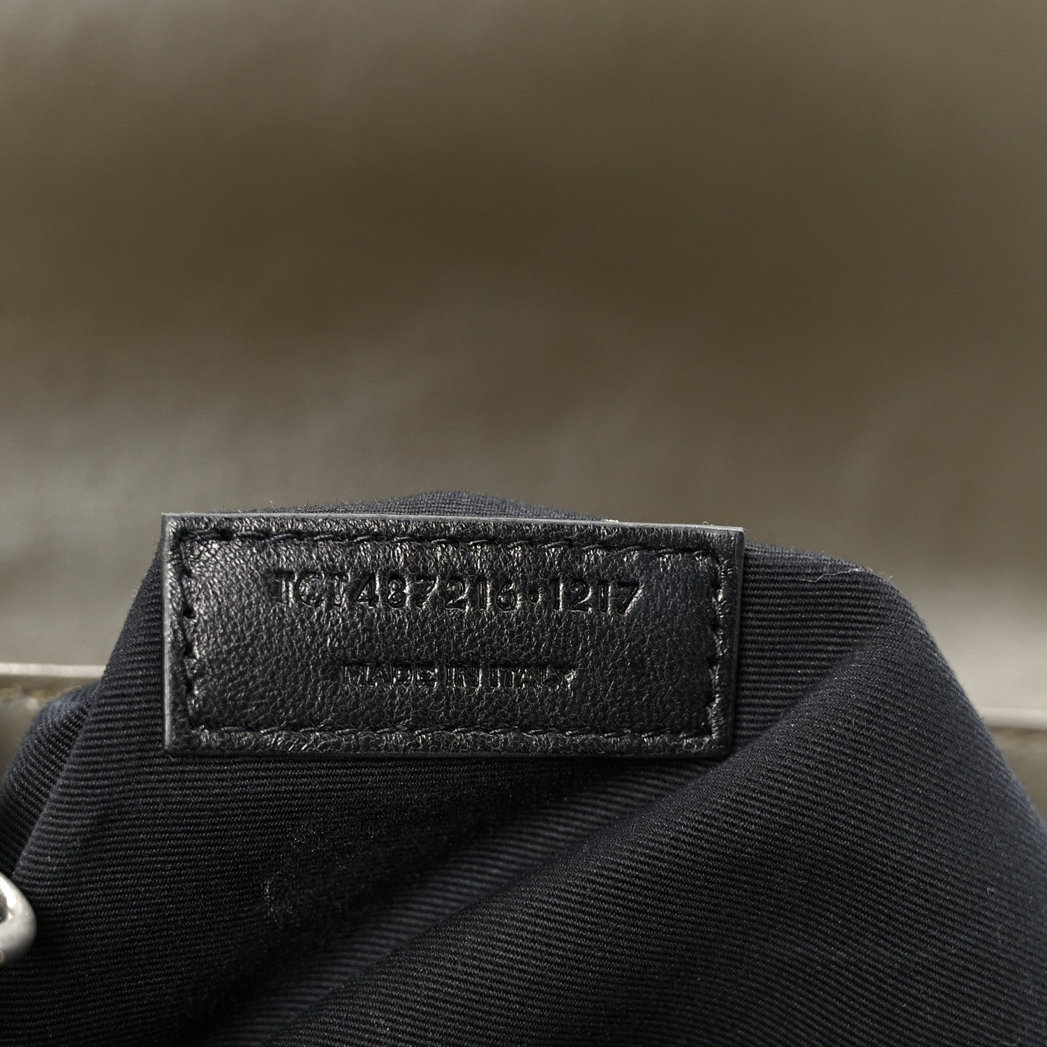 Saint Laurent Calfskin Y Quilted Monogram Medium Loulou Chain Satchel Kaki Fonce 8 of 11