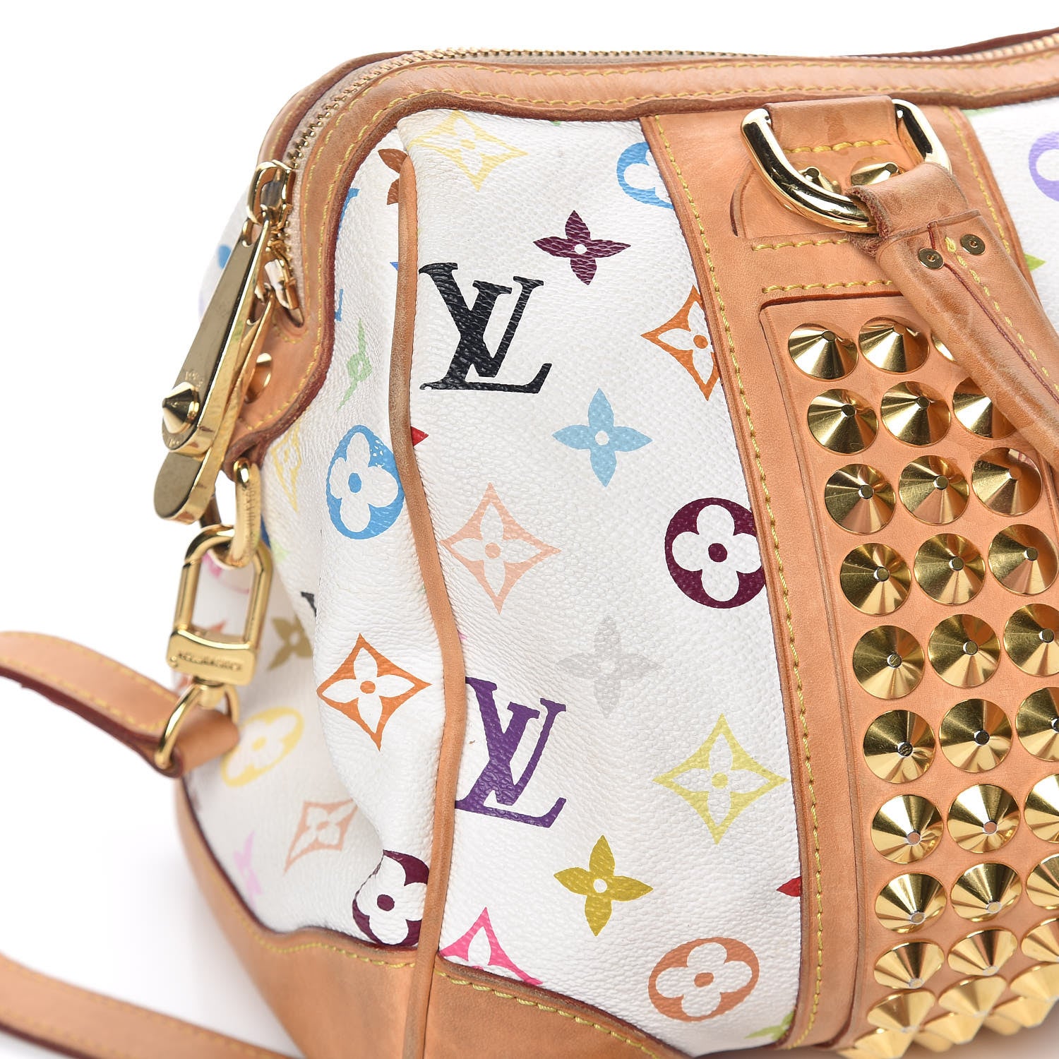 Louis Vuitton Monogram Multicolor Courtney MM White 9 of 20