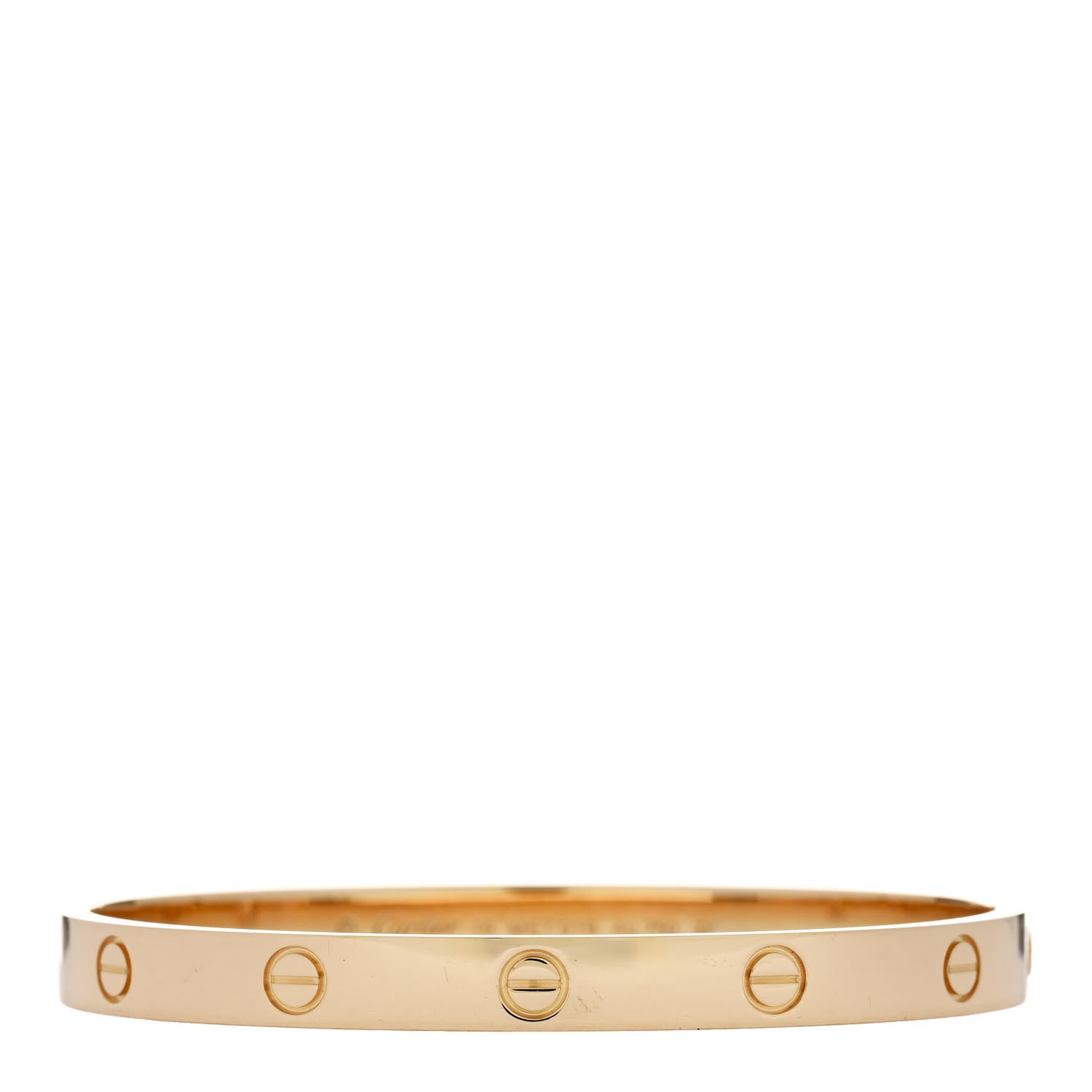 Cartier 18K Yellow Gold LOVE Bracelet 18 1 of 8
