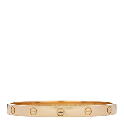 Cartier 18K Yellow Gold LOVE Bracelet 18 1 of 8