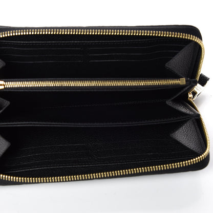 Louis Vuitton Empreinte Zippy Wallet Black 5 of 9