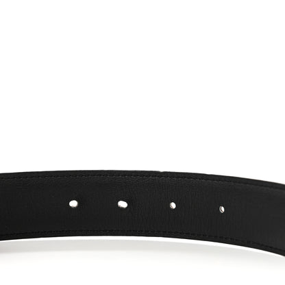 Hermes Epsom Swift 32mm Martelee H Belt 95 Gold Black 3 of 7
