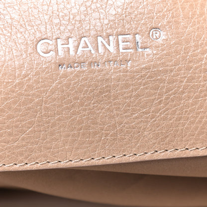 Chanel Glazed Calfskin Large On The Road Tote Beige 6 of 12