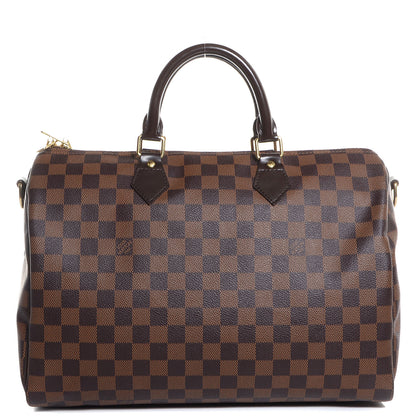 Louis Vuitton Damier Ebene Speedy Bandouliere 35 1 of 8