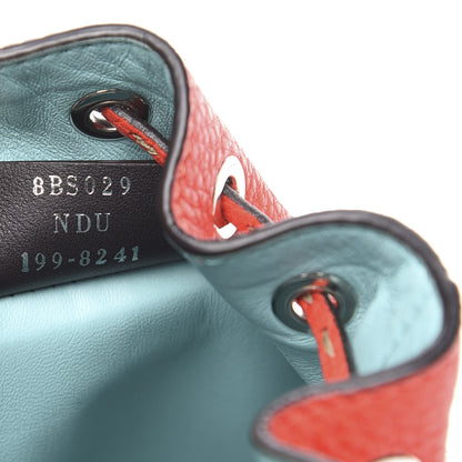 Fendi Cuoio Romano F is Fendi Mini Mon Tresor Pocket Bucket Bag Papavero 7 of 9