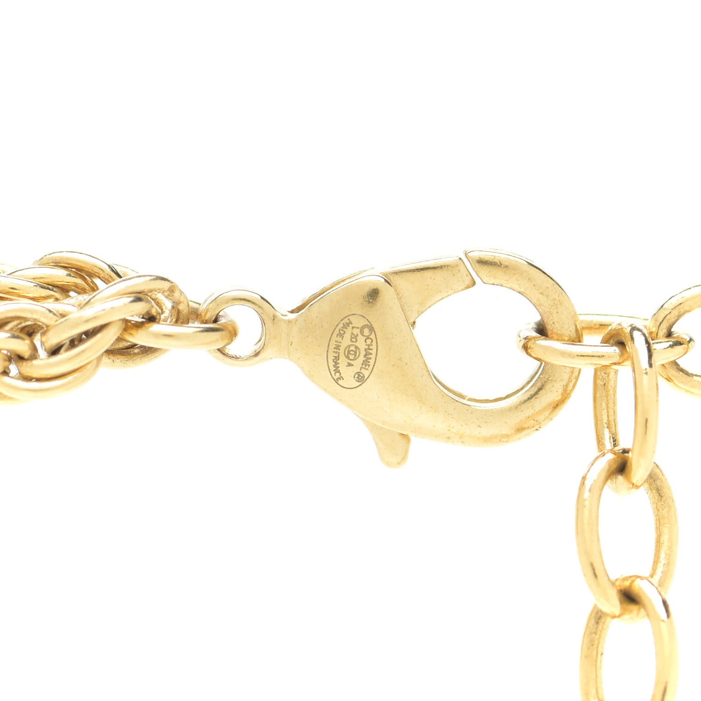 Crystal CC Star Necklace Gold