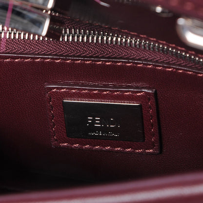 Fendi Springbok Fur Nappa Mini Peekaboo Iconic Satchel Pink 7 of 8