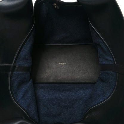 Alexander McQueen Calfskin Denim Large The Bow Bag Blue Black 6 of 11