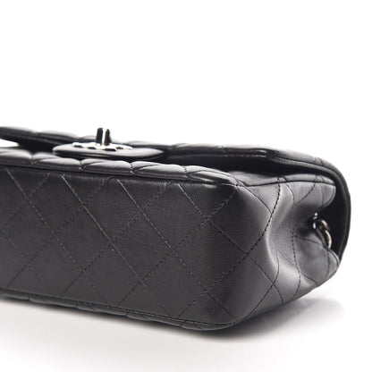 Chanel Lambskin Quilted Mini Rectangular Flap Black 9 of 10