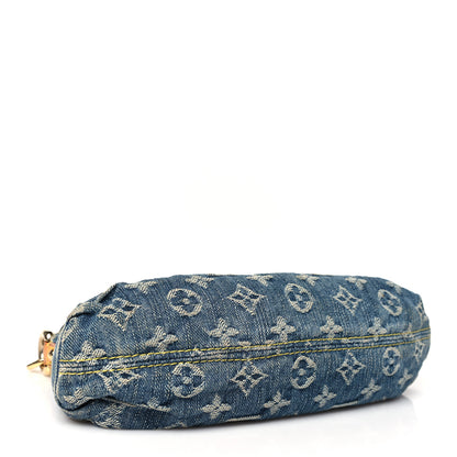 Louis Vuitton Monogram Denim Mini Pleaty Blue 4 of 9
