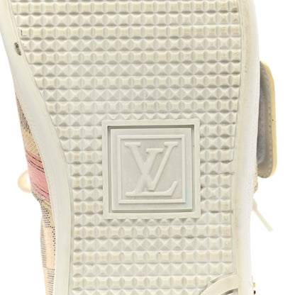Louis Vuitton Damier Azur Summer Trunks Frontrow Sneaker 38.5 7 of 8