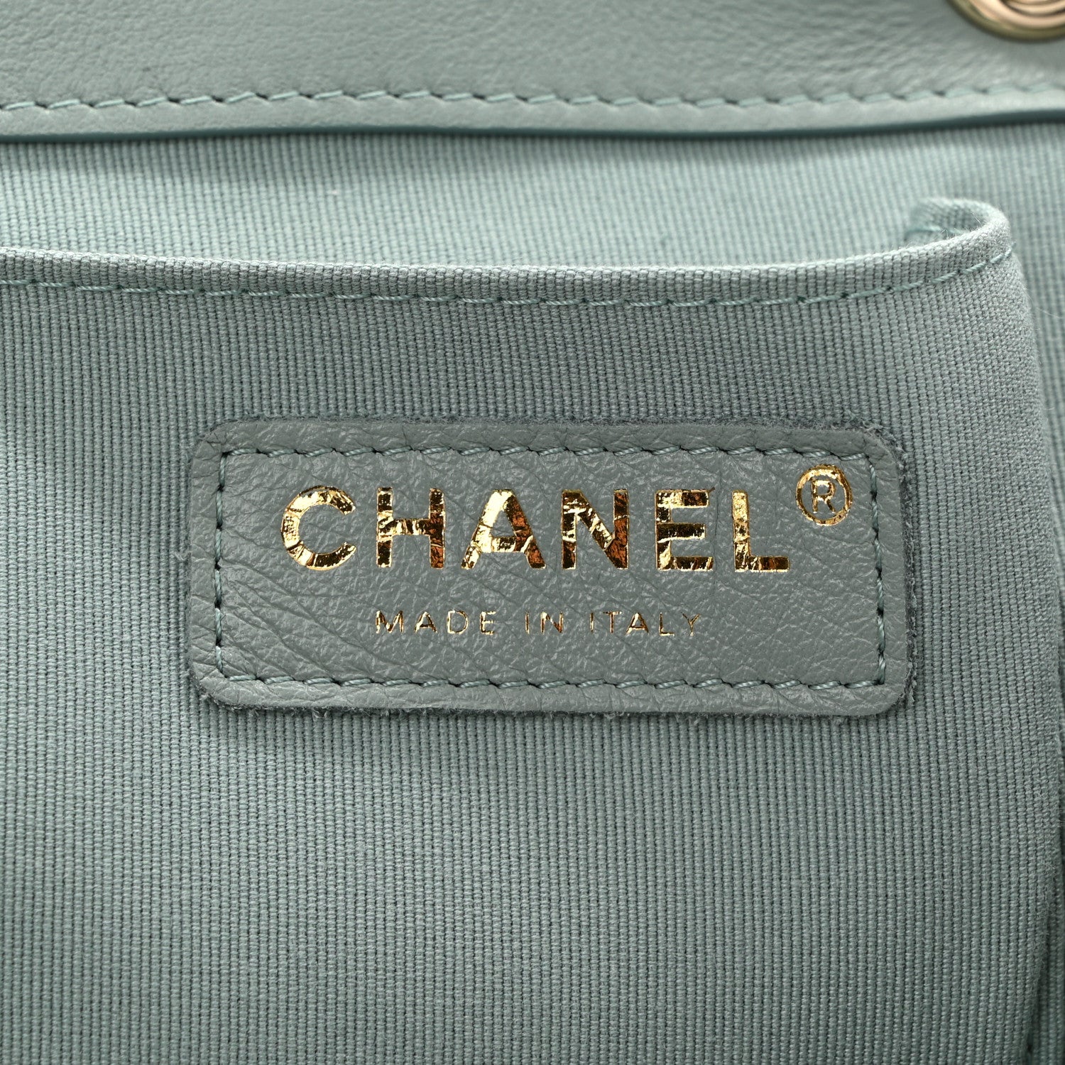 Chanel Lambskin Quilted Large Duma Drawstring Backpack Grey 6 of 10