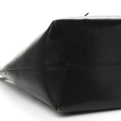 Mansur Gavriel Vegetable Tanned Calfskin Bucket Bag Black Flamma 8 of 17