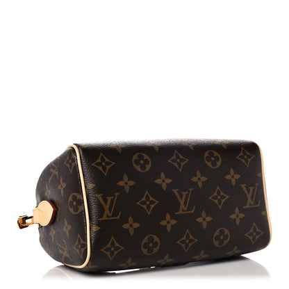 Louis Vuitton Monogram Speedy Bandouliere 20 Black 4 of 9