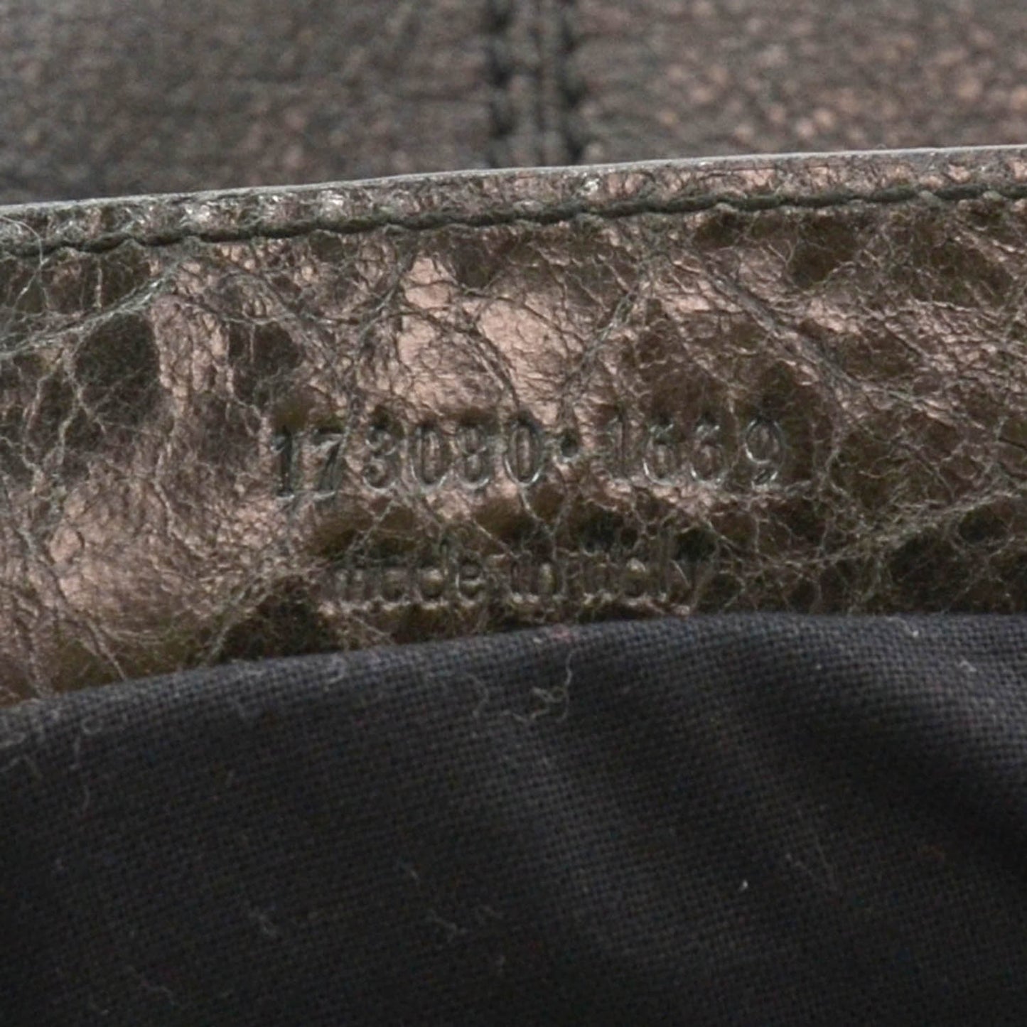 Agneau Giant 21 Silver Hardware Work Black