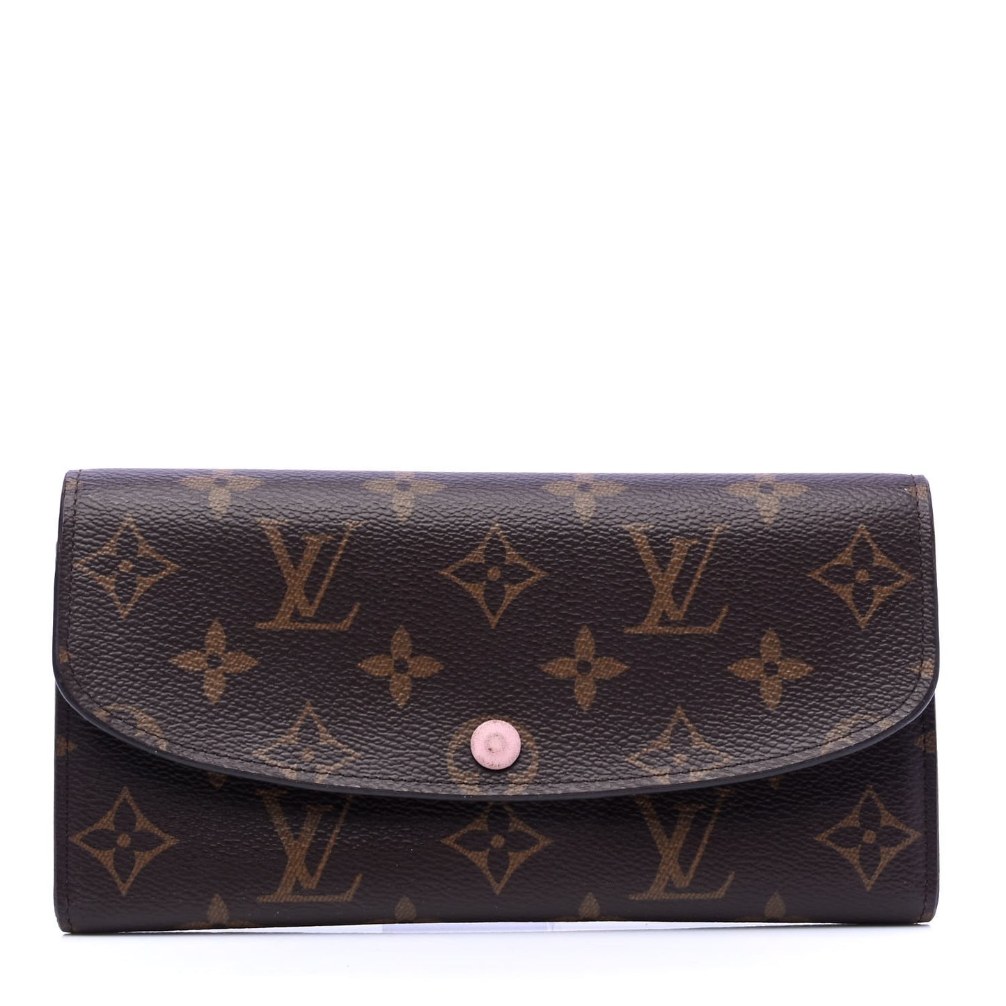 Monogram Emilie Wallet Rose Ballerine