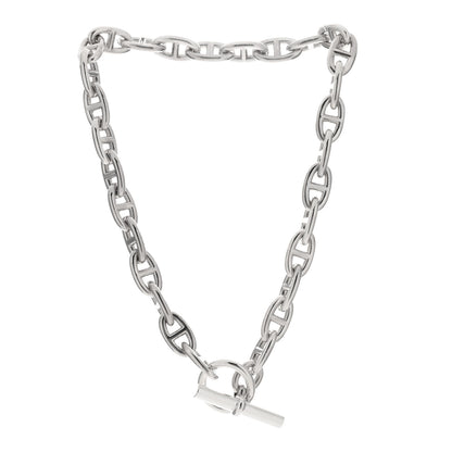 Hermes Sterling Silver GM Chaine D'Ancre Necklace 2 of 3