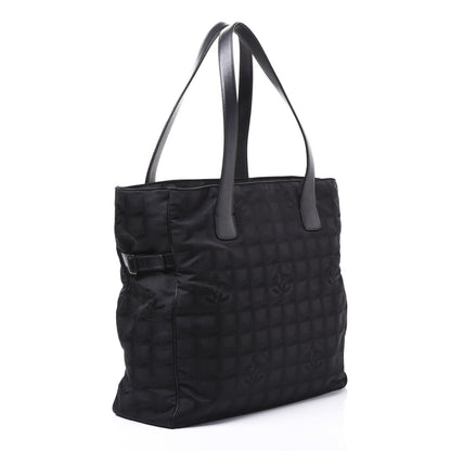 Chanel Nylon Large Travel Tote Black 2 of 11