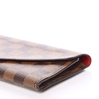 Louis Vuitton Damier Ebene Josephine Wallet Red 10 of 12