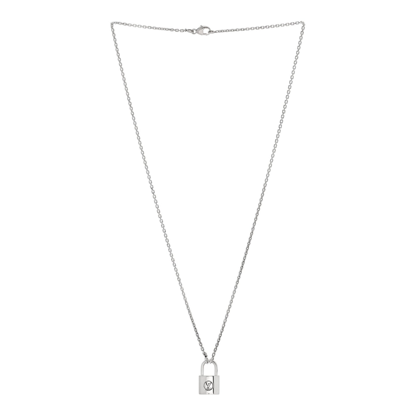 Sterling Silver Lockit Necklace